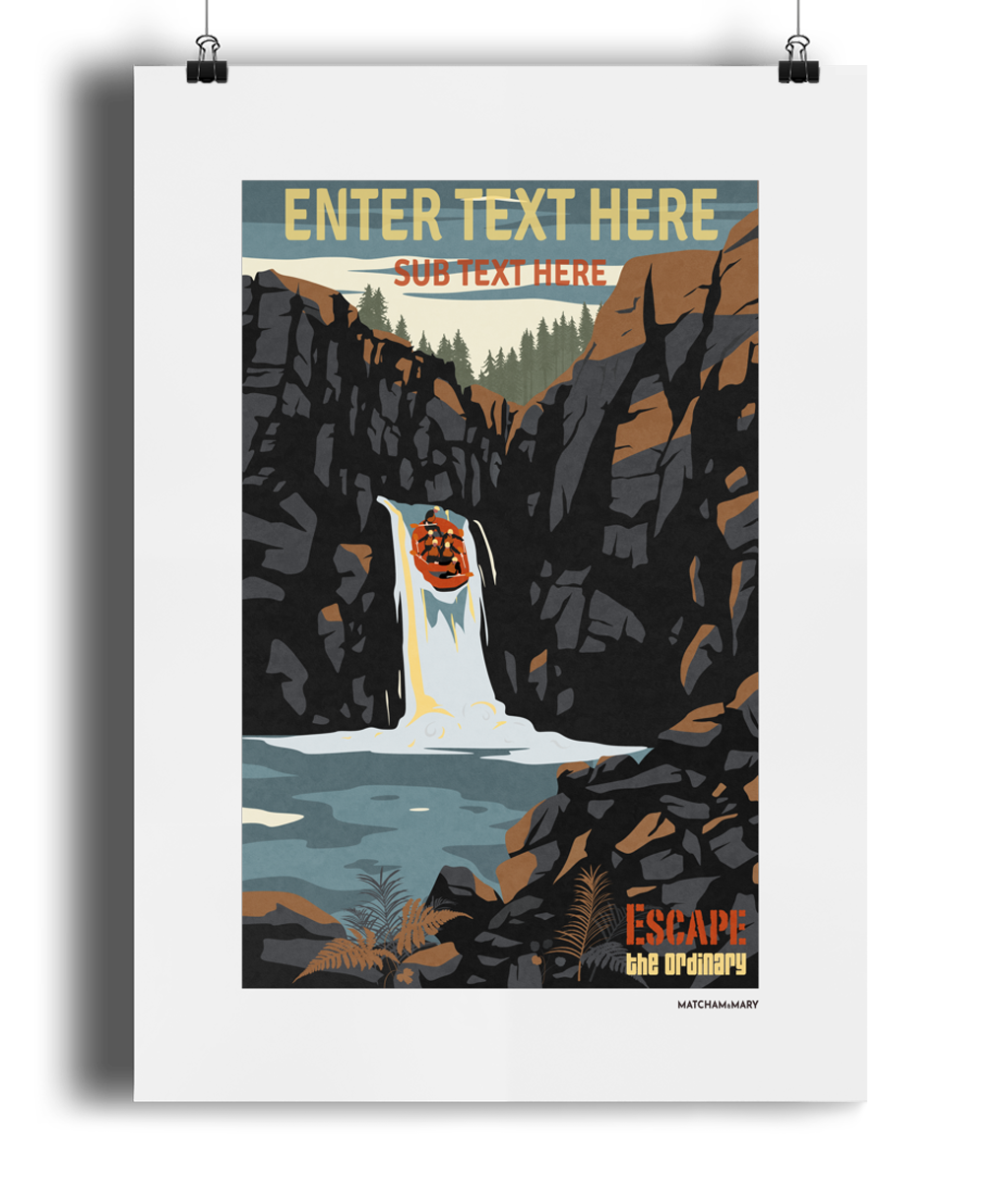 Escape The Ordinary Daytime Art Print - Personalised