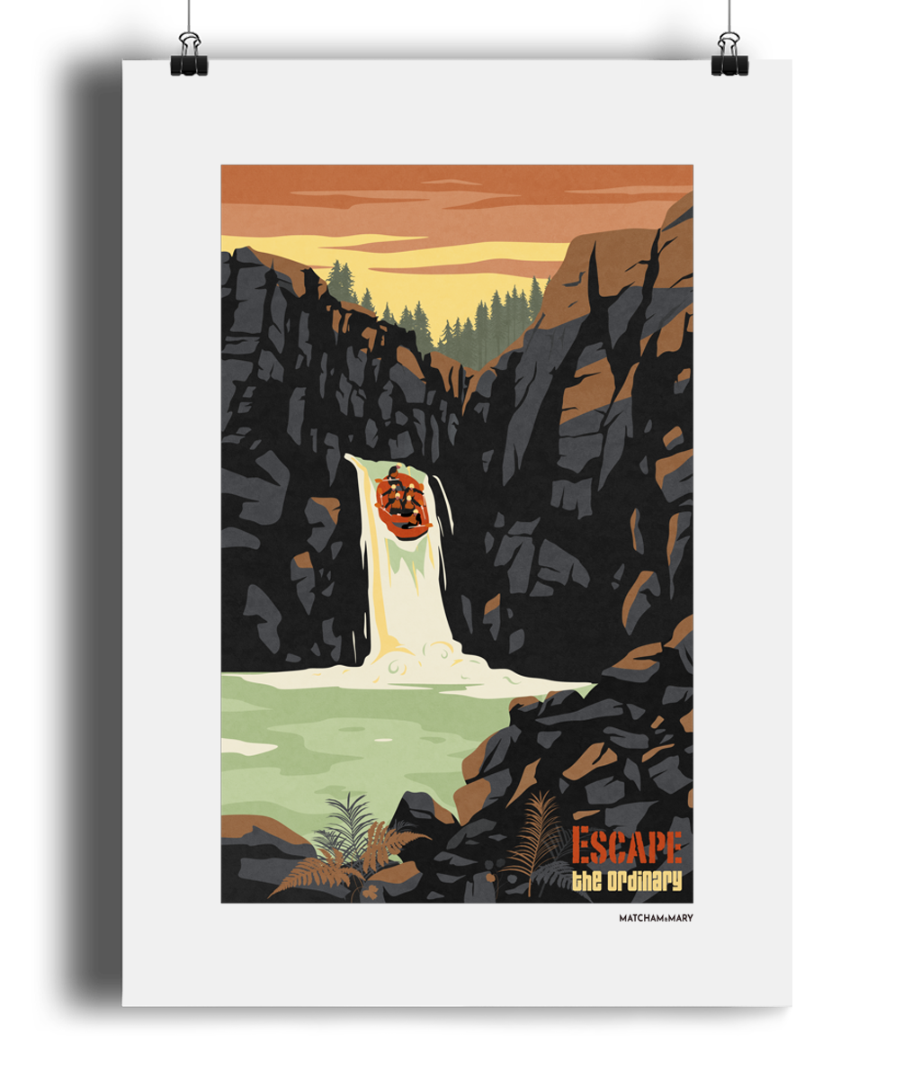 Escape The Ordinary Sunset Art Print