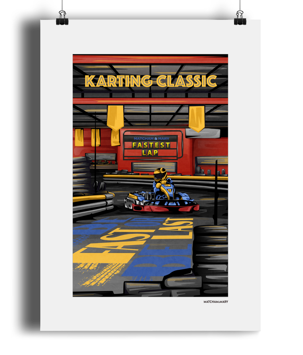 Fast Or Last Art Print