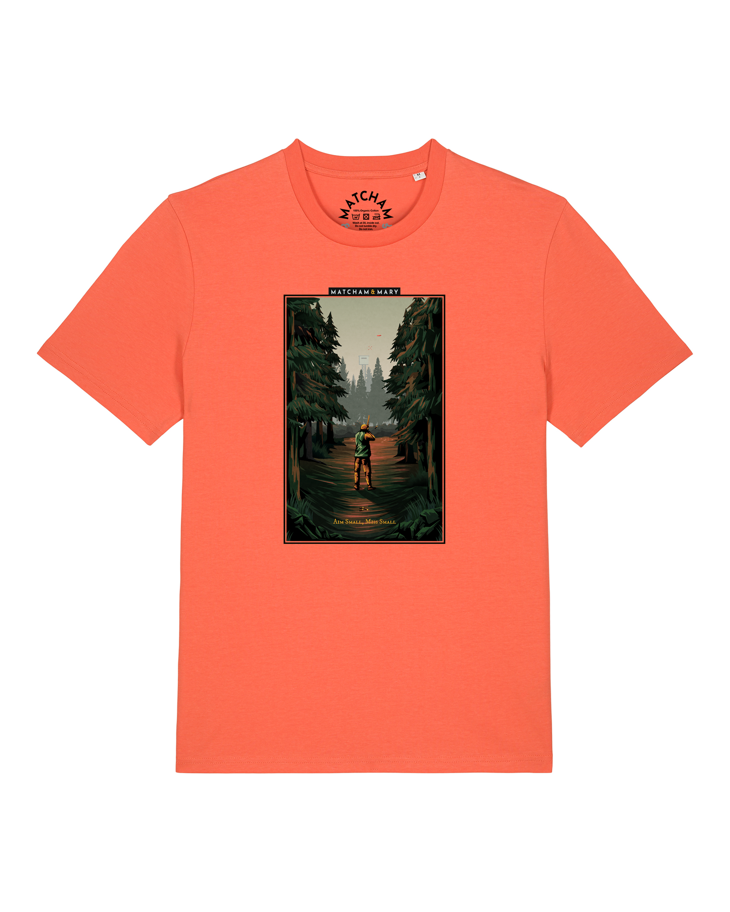 Aim Small Miss Small Tee (Mens Small Print)