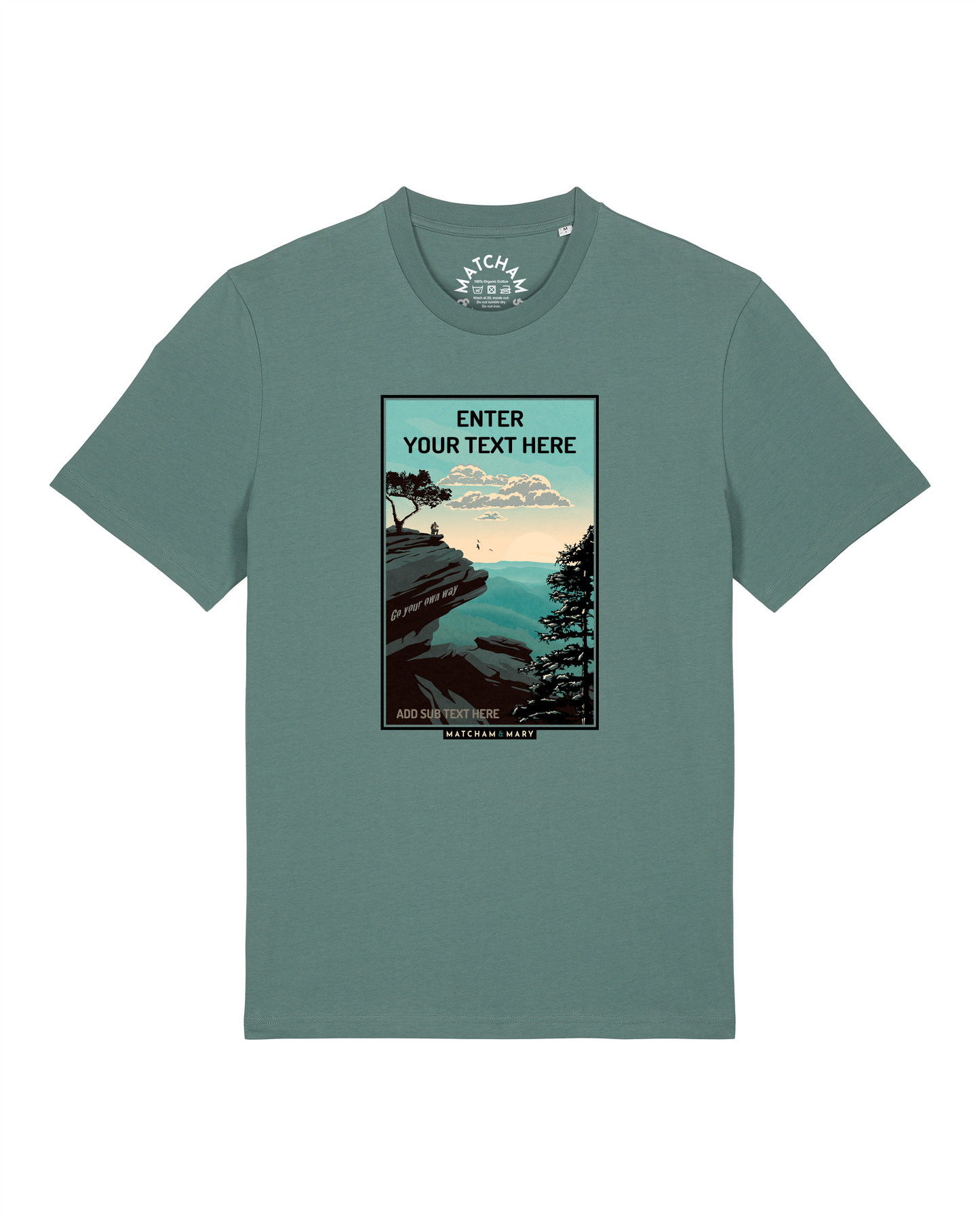 Go Your Own Way Tee (Small Print) - Personalised