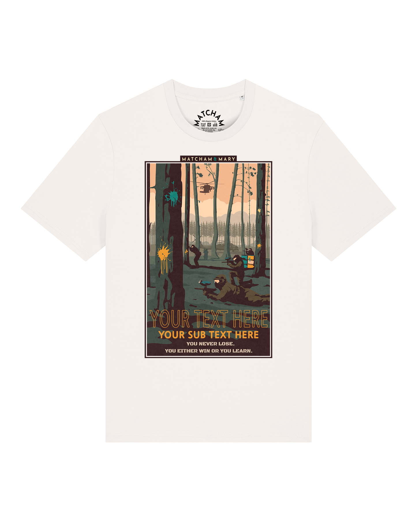 Paintball Chaos Tee - Personalised