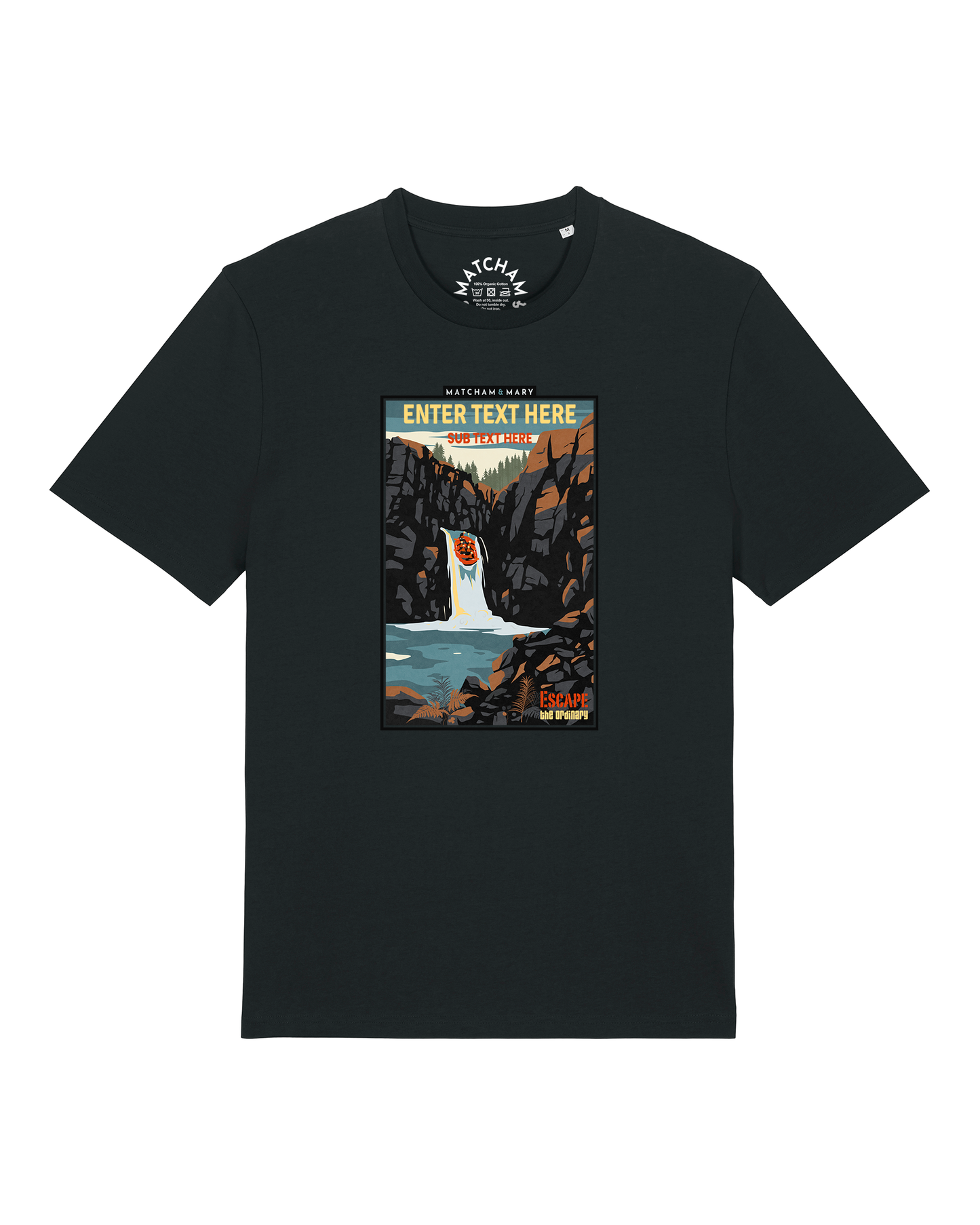 Escape The Ordinary Daytime Tee (Small Print) - Personalised