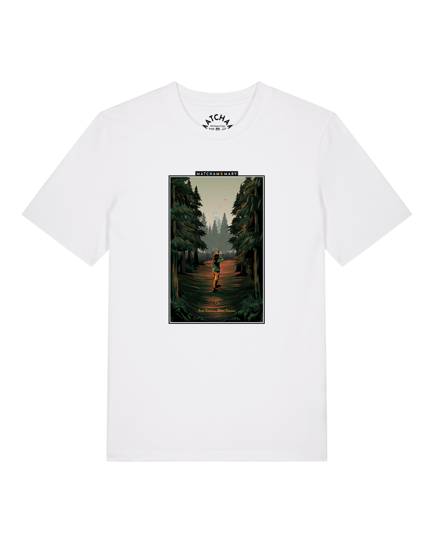 Aim Small Miss Small Tee (Ladies Small Print)