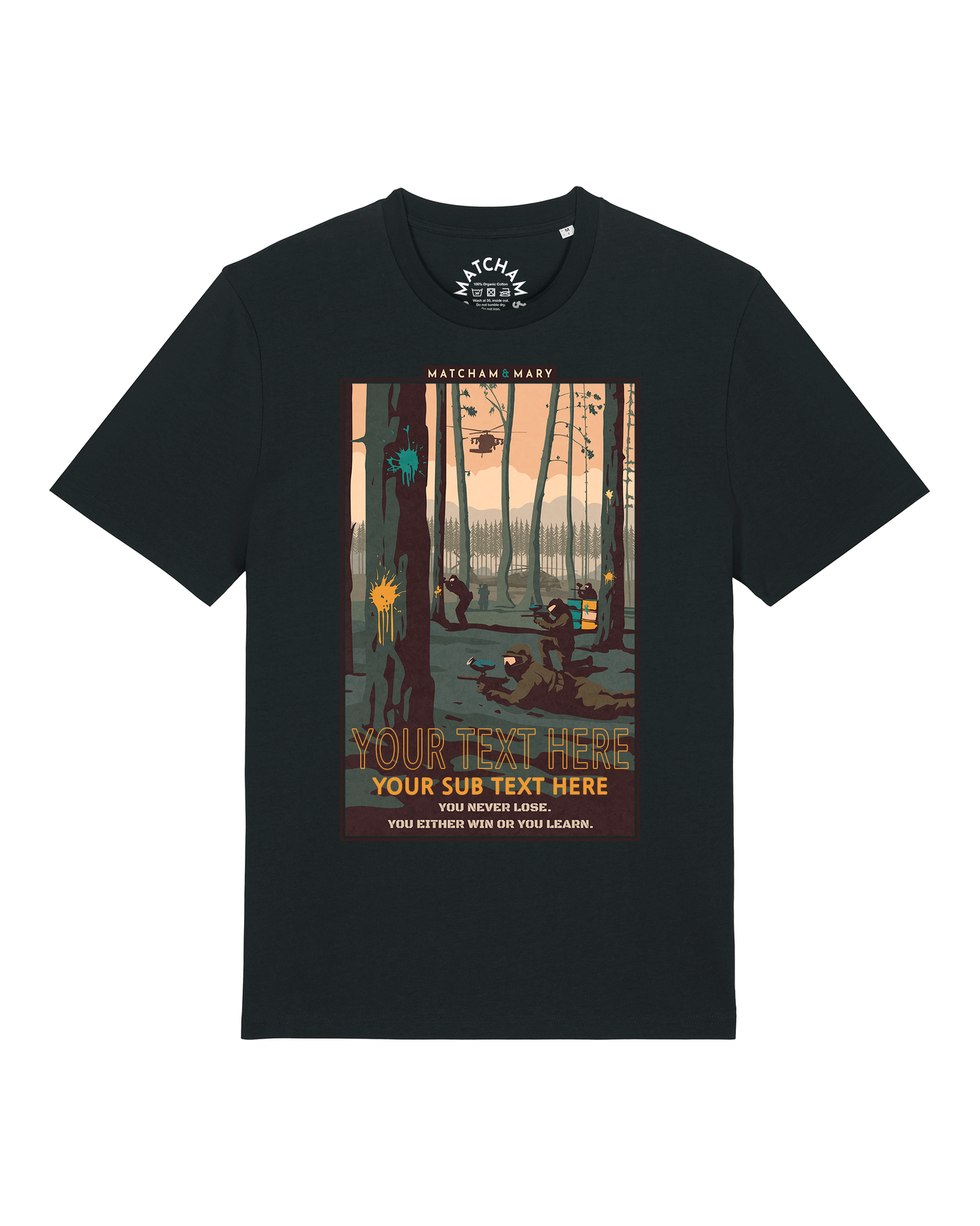 Paintball Chaos Tee - Personalised