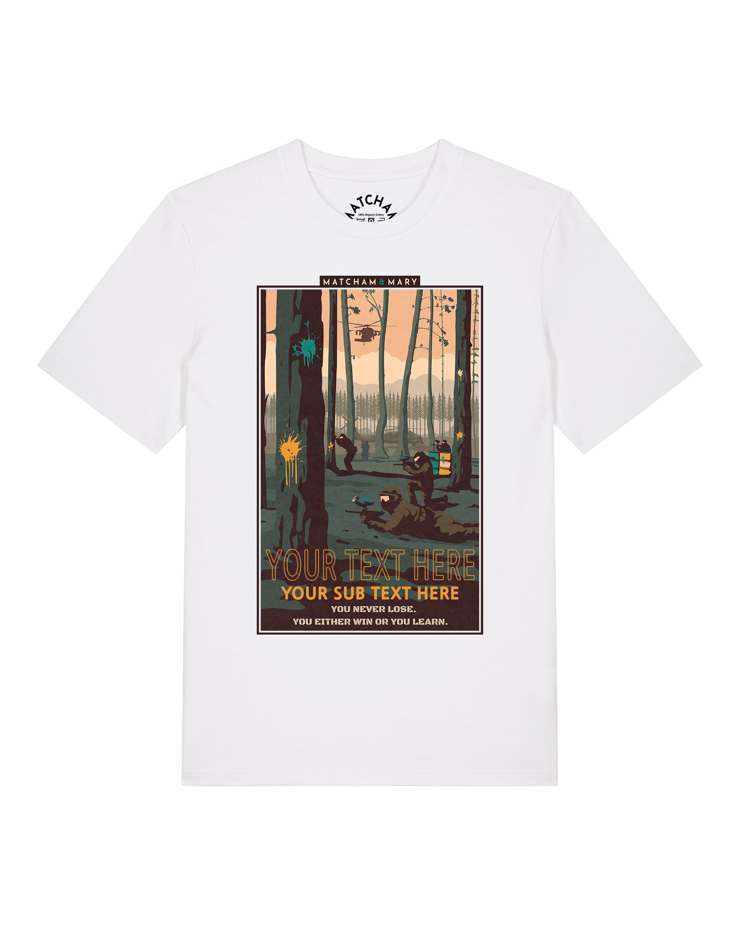Paintball Chaos Tee - Personalised