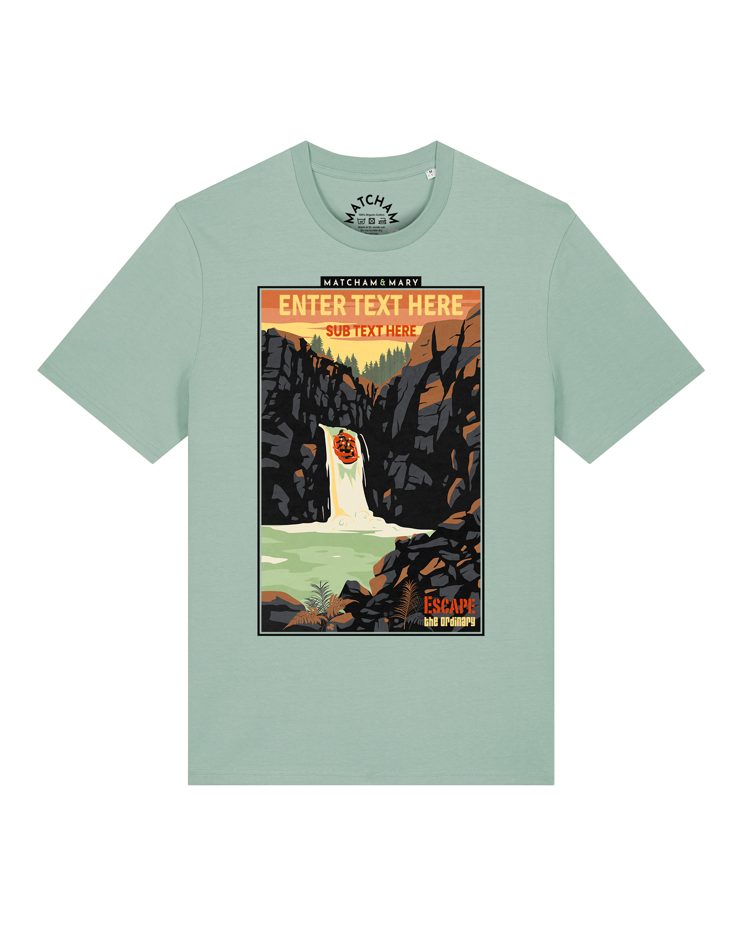 Escape The Ordinary Sunset Tee - Personalised