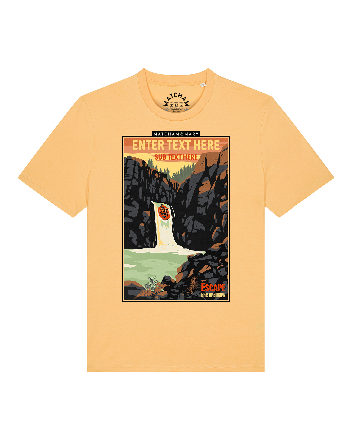 Escape The Ordinary Sunset Tee - Personalised